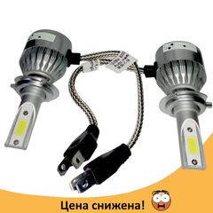 Комплект автомобільних LED ламп C6 H7 (3800Лм, 36Вт) - Світлодіодні лампи, Автолампи, Ближнє, Дальнє світло