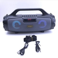 Портативна колонка Kimiso KM-S3 Bluetooth Grey, потужна портативна музична колонка з радіо