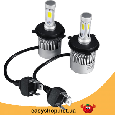 Комплект автомобильных LED ламп C6 H4 - Светодиодные лампы, Автолампа, Ближний, дальний свет, Автосвет