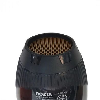 Професійний фен для волосся Rozia HC-8306, потужний фен для сушіння та укладання волосся 2000 Вт, 3 режими
