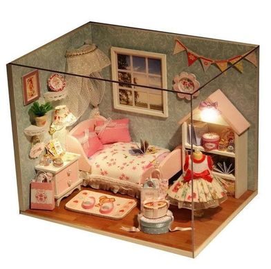 Домик "Верона" - Конструктор для детей из дерева, кукольный домик, модель домика ручной сборки
