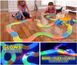 Гоночный трек Magic Tracks 360 деталей - Детский светящийся гибкий автотрек с двумя машинками и мостиком