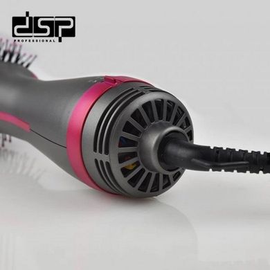 Фен щітка гребінець для укладання волосся DSP 50052 1000 Вт, стайлер для завивання та сушіння волосся з іонізацією 2 в 1