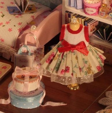 Домик "Верона - Детская" - Конструктор для детей из дерева, кукольный домик, модель домика ручной сборки