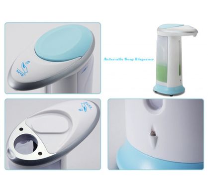 Сенсорна мильниця Soap Magic - дозатор для мила, Сенсорний дозатор для рідкого мила, Диспенсер, Дозатор Топ