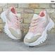 Кросівки жіночі весняно-літні Raffelli, рожеві кросівки текстиль + екошкіра