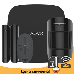 Стартовий комплект системи безпеки Ajax StarterKit Plus Black - Комплект бездротової сигналізації Топ