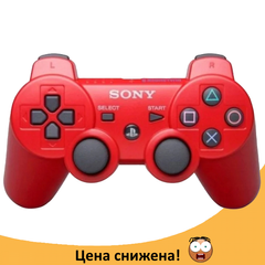 Игровой джойстик PS3A Sony Doublesho, Беспроводной bluetooth контроллер для сони плейстейшн 3 Красный