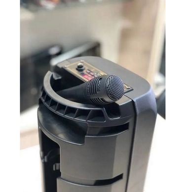 Портативная колонка RX-6168 с микрофоном, аккумуляторная Bluetooth колонка с подсветкой, мощная акустика 10Вт