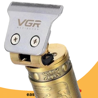 Машинка для стриження волосся VGR V-085, Професійна окантувальна бездротова машинка, тример, бритва