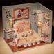 Домик "Верона - Спальня" - Конструктор для детей из дерева, кукольный домик, модель домика ручной сборки