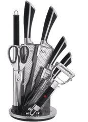 Набор профессиональных ножей German Family Z-Line GF-S11 8 предметов, ножи для кухни с подставкой