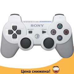 Ігровий джойстик PS3A Sony Doublesho, Бездротової bluetooth контролер для соні плейстейшн 3 Білий