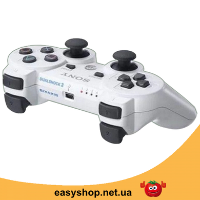 Ігровий джойстик PS3A Sony Doublesho, Бездротової bluetooth контролер для соні плейстейшн 3 Білий