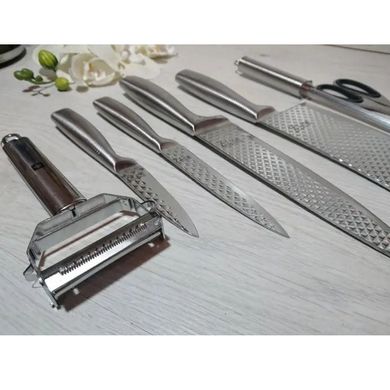 Набор профессиональных ножей German Family Z-Line GF-S09 8 предметов, ножи для кухни с подставкой