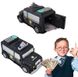Детский сейф копилка с кодом и отпечатком пальца в виде машины Money Transporter 589-11b, машинка копилка