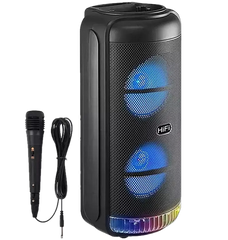 Портативная колонка RX-8228 с микрофоном, аккумуляторная Bluetooth колонка с подсветкой, мощная акустика 20Вт