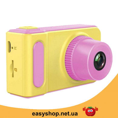 Детский цифровой фотоаппарат Smart Kids Camera V7 Розовый | Детская цифровая камера