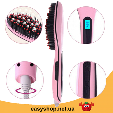 Электрическая расческа-выпрямитель Fast Hair Straightene HQT 906 с дисплеем и регулятором температур