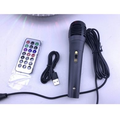 Портативна колонка RX-8228 з мікрофоном, акумуляторна Bluetooth-колонка з підсвіткою, потужна акустика 20 Вт