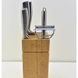Набор профессиональных ножей German Family Z-Line GF-WK02 7 предметов, ножи для кухни на деревянной подставке