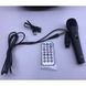 Портативна колонка RX-8135W з підсвіткою, мікрофоном і пультом, акумуляторна Bluetooth колонка 10 Вт