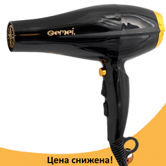 Фен для волосся Gemei GM-1765 2800 Вт, Професійний потужний фен для укладання та сушіння волосся
