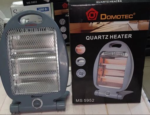 Обогреватель инфракрасный Dоmotec Heater MS-5952 - Галогенный напольный инфракрасный электрообогреватель