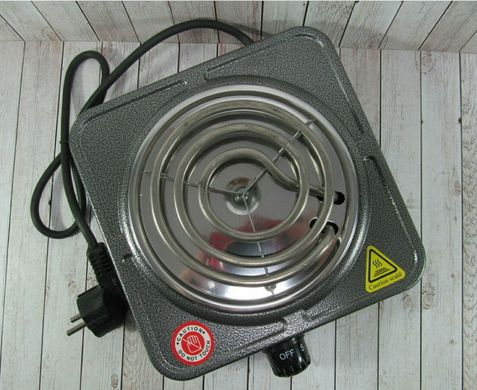 Электроплита DOMOTEC MS-5801 спиральная - настольная электрическая плита 1 конфорка (1000 Вт)