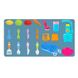 Игровой набор WASHING VEGETABLE BASIN, Кухня в чемодане с овощами, мойка в форме рюкзака, кухня детская