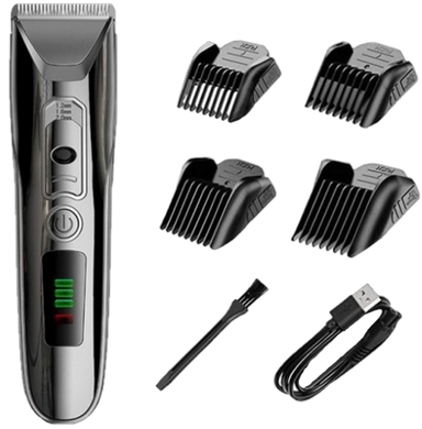 Машинка для стрижки волос Gemei GM-6061, Беспроводная аккумуляторная машинка, триммер, бритва
