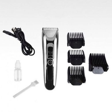 Машинка для стрижки волос Gemei GM-6061, Беспроводная аккумуляторная машинка, триммер, бритва