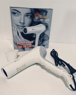 Фен для волосся Domotec MS-0818, Професійний фен для укладання та сушіння волосся з діфузором 3600ВТ