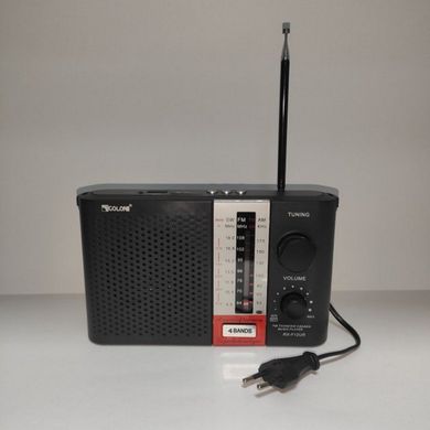 Радіоприймач Golon RX-F12UR Чорний - портативний радіоприймач - колонка MP3 з USB і акумулятором