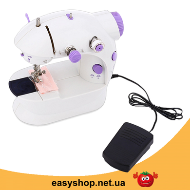 Швейная машинка портативная Mini Sewing Machine SM-202A - Мини швейная машина с адаптером