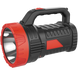 Фонарь прожектор ручной Silver Toss ST-6608 переносной, мощный аккумуляторный фонарь с боковой лампой