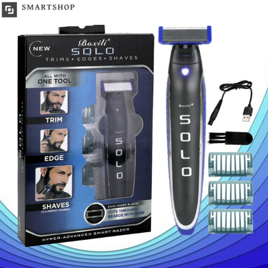 Триммер для бороды MicroTouch Solo - электробритва мужская универсальная для стрижки бороды