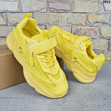 Кросівки дитячі для дівчинки Kimbo-o, Жовті кросівки на пінковій підошві 35