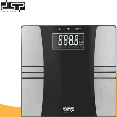 Электронные напольные весы DSP KD-7018, Интеллектуальные цифровые смарт весы стеклянные с приложением