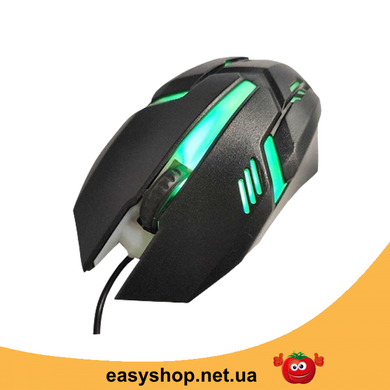 Ігрова клавіатура і миша з підсвічуванням UKC M-416 LED Gaming Keyboard - комплект дротова клавіатура + миша, Черный