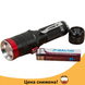 Акумуляторний ліхтарик ручної X-Balog BL-736-T6, ручний світлодіодний акумуляторний ліхтар з зумом