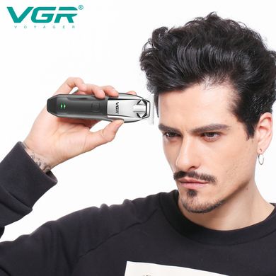 Машинка для стриження VGR V-171, Професійна бездротова машинка для стриження волосся, вусів, бороди, тример