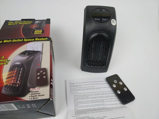 Портативний обігрівач Handy Heater 400W з пультом, дуйка хенді хитрий,економний переносний міні обігрівач