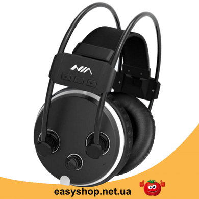 Наушники беспроводные MDR NIA S1000 - Bluetooth наушники гарнитура с микрофоном и FM радио + AUX