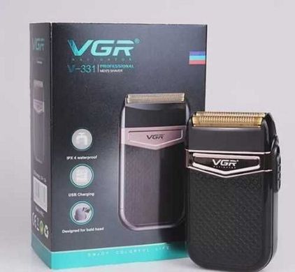 Електробритва VGR V-331, шейвер, бритва триммер для стрижки вусів і бороди, професійна чоловіча бритва