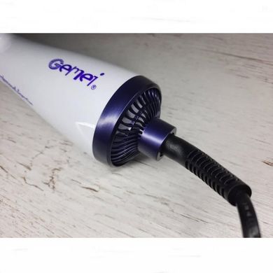 Фен-щётка для укладки волос Gemei GM-4826, вращающийся воздушный стайлер расческа фен браш, мультистайлер