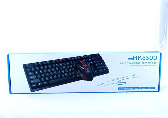 Беспроводная игровая клавиатура и мышь UKC HK-6500