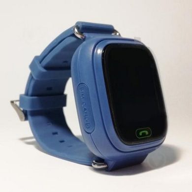 Дитячі Розумні годинник з GPS Smart baby watch Q90 Темно-сині, Дитячі смарт годинник-телефон з трекером і