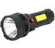 Фонарь ручной PANTHER PT-8915 3W с боковой лампой, мощный светодиодный фонарик с аккумулятором, зарядка от USB