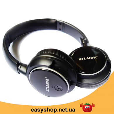 Беспроводные наушники ATLANFA AT-7612 - Bluetooth стерео наушники с MP3 плеером и FM радио